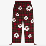 DENIM TEARS Men's Cotton Wreath Pajama Pant Red