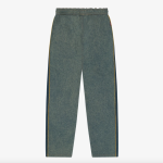 DENIM TEARS Men's Cotton Fleur De-Lis Denim Track Pant Blue