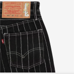 DENIM TEARS Men's Peace Patchwork 501 Black