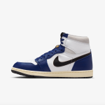 NIKE Men's Air Jordan 1 Retro High OG White/Blue/Black