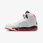 NIKE Air Jordan 5 Retro OG White/Fire Red