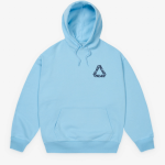 PALACE Men's P-3 Print Hood Skyline Blue