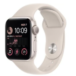 Apple Watch Series SE 2 (2022) GPS + Cellular 40 mm - Aluminium Starlight - Sport band Starlight