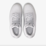 NIKE Men's Air Jordan 3 Retro White/Metallic Silver