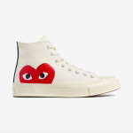 PLAY CONVERSE Red Heart Chuck Taylor All Star ’70 High Sneakers